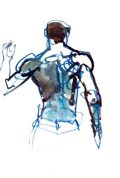 Dos bleu, 2022 - Mark Adlington