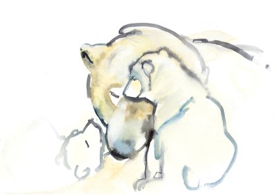 Mère et jumeaux, 2015 - Mark Adlington
