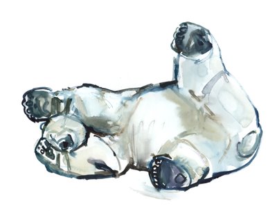 Frottement de neige (Ours polaire), 2013 - Mark Adlington