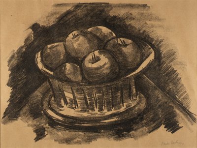 Pommes dans un panier - Marsden Hartley