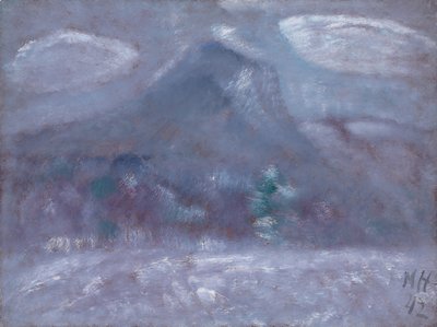 Mont Katahdin, tempête de neige - Marsden Hartley