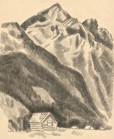 Paysage de montagne (Garmisch-Partenkirchen) - Marsden Hartley