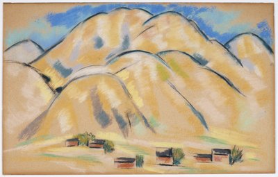 Collines du Nouveau-Mexique - Marsden Hartley