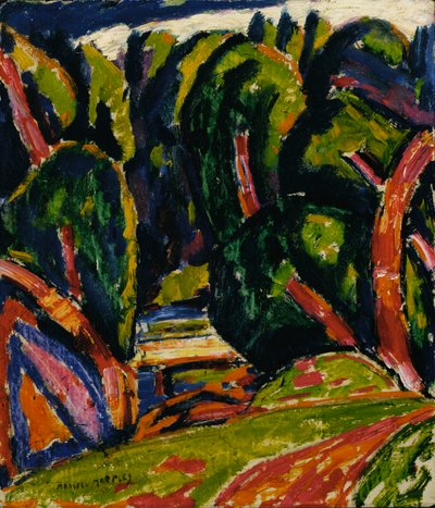 Arbre rouge, 1910 - Marsden Hartley