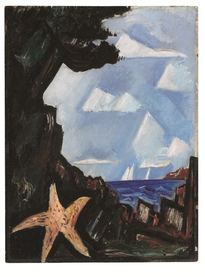 Vue sur la mer--Étoile de mer, Nouvelle-Angleterre - Marsden Hartley