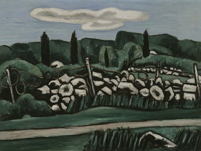 Les derniers murs de pierre, Dogtown, vers 1936-37 - Marsden Hartley