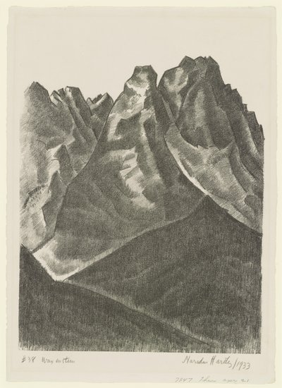 Waxenstein - Marsden Hartley