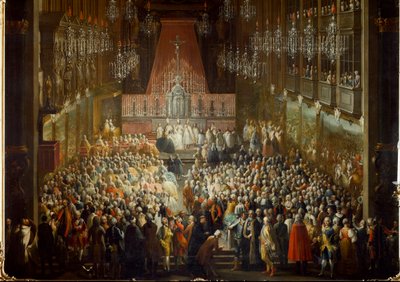 Cérémonie de mariage de la princesse Isabelle de Parme avec l