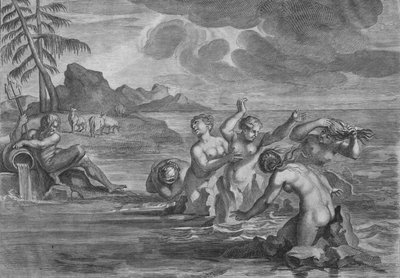 Les Cérastes changés en taureaux, et les Propoétides en rochers, vers 1683 - Martin Bouche