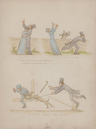 Page de « Les humeurs de Cynicus » (gravure en couleur) - Martin  Anderson