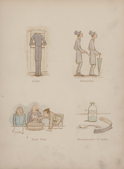 Page de « Les humeurs de Cynicus » (gravure en couleur) - Martin  Anderson