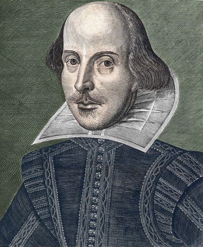 Portrait de William Shakespeare (1564 - 1616) - Martin Droeshout
