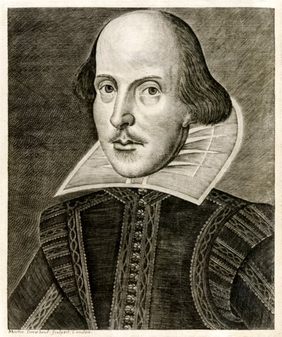 William Shakespeare de la page de titre de 