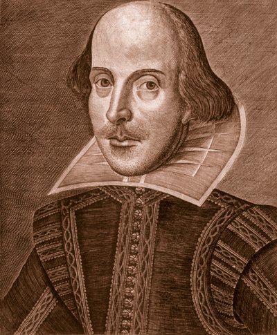Portrait de Shakespeare, 1623 - Martin Droeshout