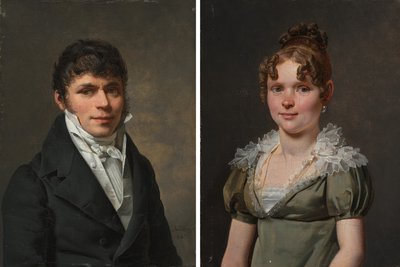 Nicolas Louis Faret et Madame Nicolas Louis Faret - Martin Drölling