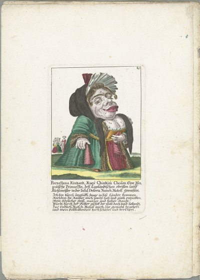 Caricature de Porzellana Kinkank - Martin Engelbrecht (attributed to)