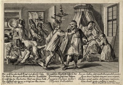 Les Pandurs visitant les Juifs - Martin Engelbrecht