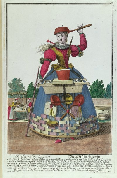 Le Savonnier, vers 1735 - Martin Engelbrecht