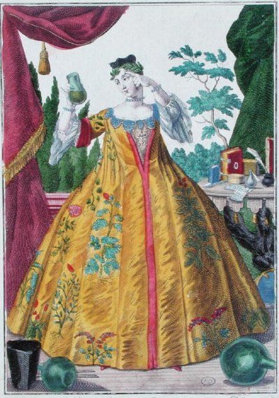 La femme du médecin, c.1735 - Martin Engelbrecht