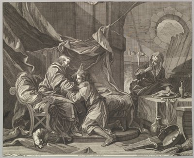 Isaac bénissant Jacob - Martin Gottfried Crophius