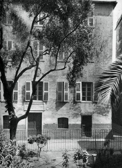 La maison où Napoléon est né, Ajaccio, Corse, 1937 - Martin Hurlimann