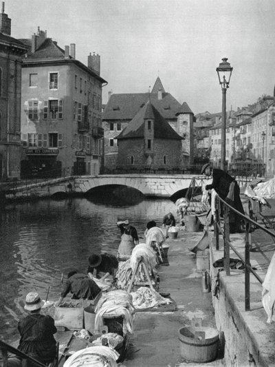 Canal Thiou, Annecy, France, 1937 - Martin Hurlimann