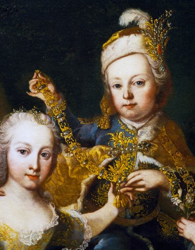 Portrait de Joseph II bébé - Martin II Mytens or Meytens