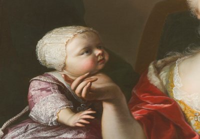 Portrait de la princesse Éléonore de Savoie (détail du Portrait de Polyxène) - Martin II Mytens or Meytens