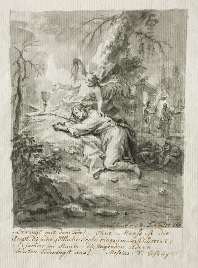 Christ au Mont des Oliviers, 1788 - Martin Johann Schmidt