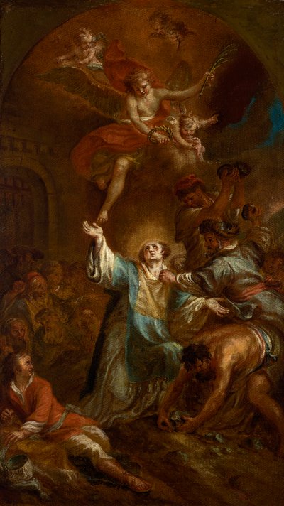 Lapidation de saint Étienne - Martin Johann Schmidt