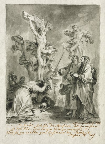 La Crucifixion, 1788 - Martin Johann Schmidt