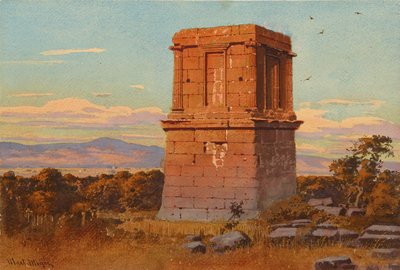 Tombeau antique dans la campagne (?) - Martin Meyer