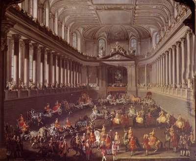 Carrousel du manège espagnol de Vienne pour célébrer la défaite française à Prague en 1763, Marie-Thérèse d