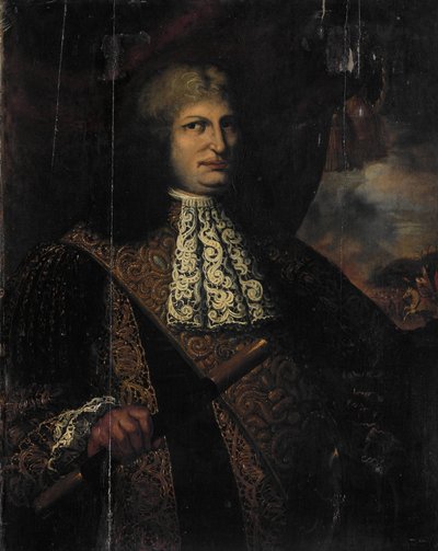 Portrait de Cornelis Speelman, Gouverneur Général des Indes Orientales Néerlandaises - Martin Palin (attributed to)
