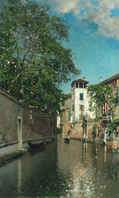 Canal à Venise, vers 1880 - Martín Rico y Ortega
