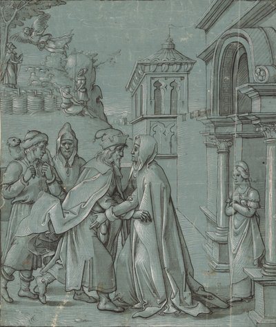 La Rencontre de Joachim et Anne à la Porte Dorée - Martin Schaffner
