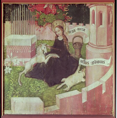 Retable des Dominicains : La chasse mystique, c.1470-80 - Martin Schongauer