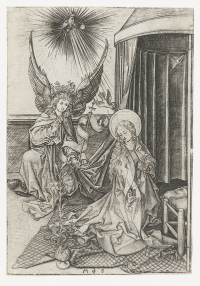 Annonciation - Martin Schongauer