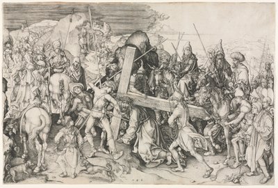 Le Christ portant la croix - Martin Schongauer