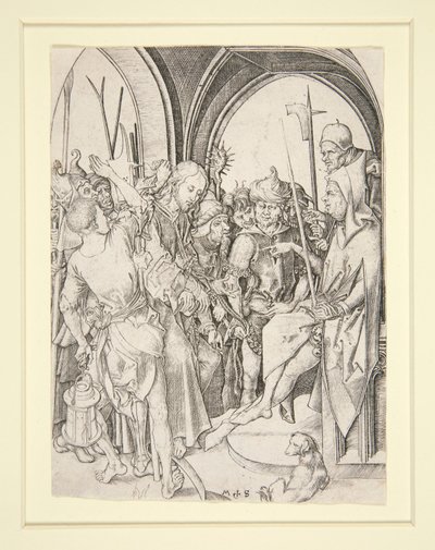 Christ devant Anne - Martin Schongauer
