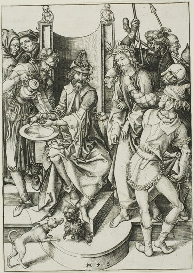 Le Christ devant Pilate - Martin Schongauer