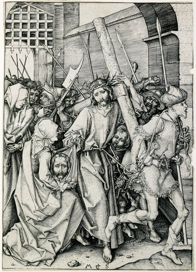 Christ portant la croix, fin du 15ème siècle - Martin Schongauer
