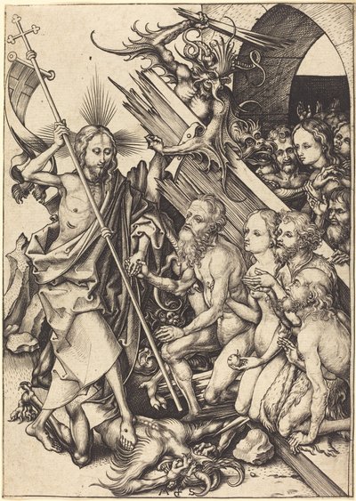 Le Christ aux Limbes - Martin Schongauer