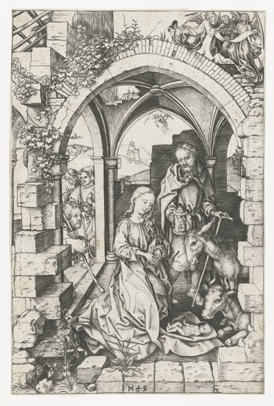 La naissance du Christ - Martin Schongauer