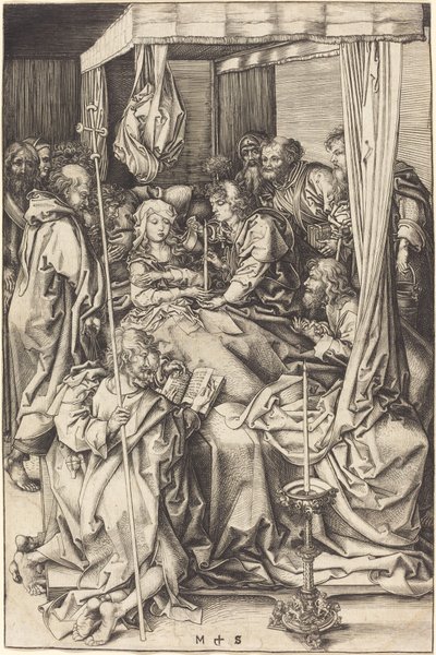 La Mort de la Vierge - Martin Schongauer