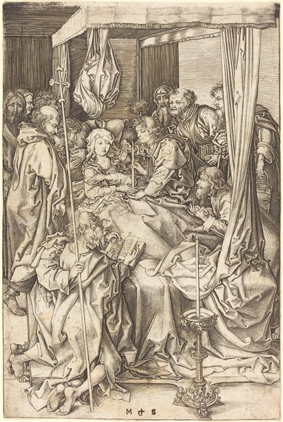 La Mort de la Vierge - Martin Schongauer