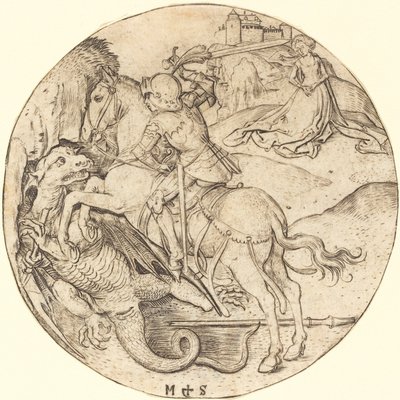 Saint Georges et le Dragon - Martin Schongauer