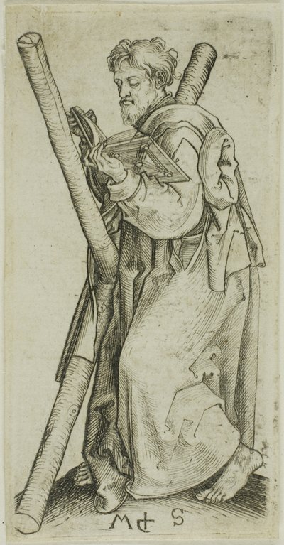 Saint André, des Apôtres - Martin Schongauer