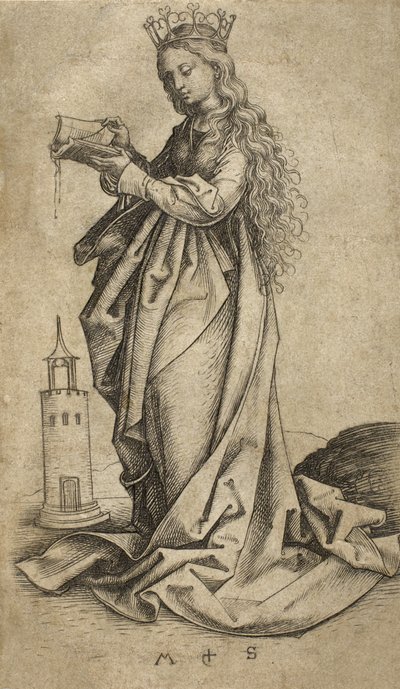 Sainte Barbe - Martin Schongauer