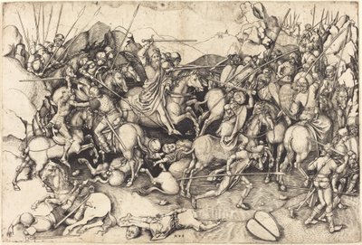 La Bataille de Saint Jacques à Clavijo - Martin Schongauer